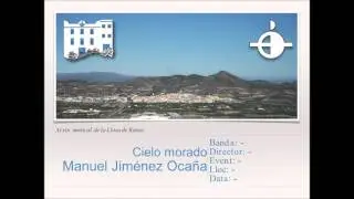 Cielo morado - M.Jiménez Ocaña [Versión Banda]