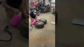 Getting some lawnmower traction! #lawnmower #mower #lawncare #grass #trick