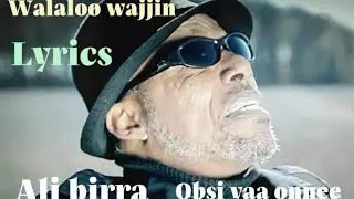 Ali birra obsi yaa onnee Oromo music video lyrics