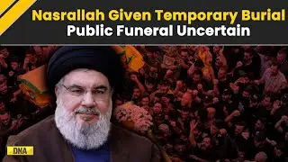 Israel Hezbollah War: Nasrallah Given Symbolic Burial Amid Israeli Strikes, Public Funeral Uncertain