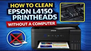 ✅ КАК ПОЧИСТИТЬ ПЕЧАТАЮЩИЕ ГОЛОВКИ EPSON L4150 БЕЗ КОМПЬЮТЕРА