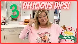 3 DELICIOUS AND EASY DIPS! Perfect for Christmas and Holiday Parties!