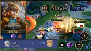 Qi | Slayer Lane Gameplay |Ranked Match|Arena of Valor | Li&ecirc;n Qu&acirc;n Mobile|Aov|Rov