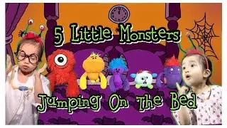 Five Little Monsters Jumping On The Bed | Savannah Mohini TV