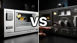 Vintage Cassette Deck Battle: Hitachi D-RV7 vs  Sanyo RD 8400! 🎶🔥