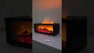 3D Flame Effect Humidifier with 7 Mood Lights #gadgets #homegadgets #amazon