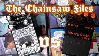 Idiotbox Effects Dungeon Master vs Boss HM-2 Distortion pedal Comparison (The Chainsaw Files)