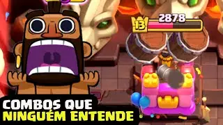 COMBOS QUE NINGUÉM ENTENDE NADA NO CLASH ROYALE