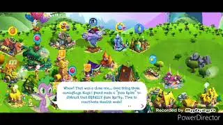 spike just defeat the fake dream rarity/mlp Gameloft