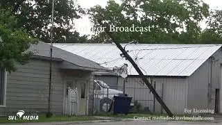 Coffeyville, Kansas - Wind Damage to Trees and Powerlines/ Emergency Crews - May 19th, 2018