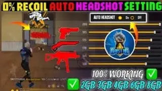 Free Fire Max Auto Headshot Trick 2025 Sensitivity ⚙️ 2gb, 3gb, 4gb Ram Headshot Sensitivity Setting