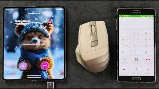 Samsung ZFOLD4 to NOTE4 Double Incoming call with mouse control