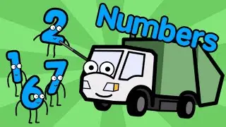 Learning Numbers Song With Munchie the Garbage Truck Baby, Toddler, Kindergarten Kid Learning Videos