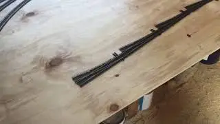 The Peterborough line No 1 fiddle yard board placement of points