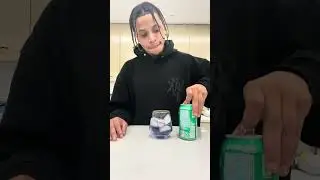 Baby G makes INSANE Au Vodka black grape combo🔥🍇 #auvodka #drink