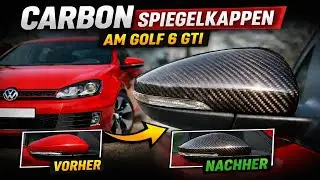 Kleines Detail, große Wirkung | Carbon Spiegelkappen am VW Golf 6 GTI