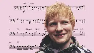 Ed Sheeran - Sapphire | Cello/Trombone/Bassoon PLAY ALONG Sheet Music (Bass Clef Instruments)