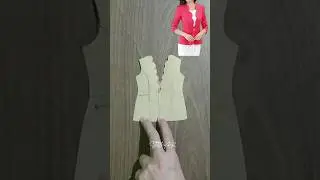 Pattern Making ( simple Blazer Pattern With Biku Biku #shortvideo #ussewtips #sewing #patternmaking
