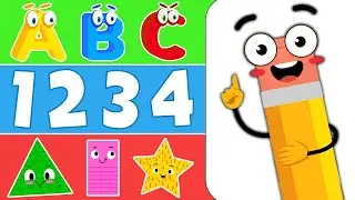 The BEST Way to Teach Kids ABC, 123, Colors, Shapes | Nursery Rhymes & Kids Songs