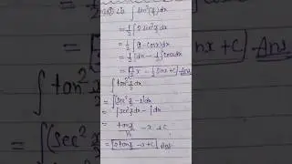 Integration of trigonometric function
