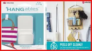 Great product -  VELCRO Brand HANGables Removable Wall Hooks | Easy-to-Remove Wall Fasteners | Damag