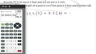 Converting Feet and Inches to Centimeter