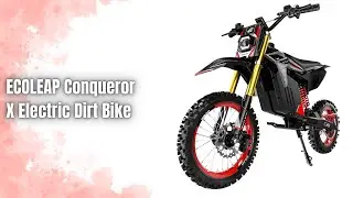 Обзор ECOLEAP Conqueror X | Мощный электрический внедорожный мотоцикл мощностью 3500 Вт!