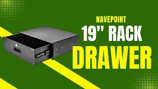 Super Quick Look at the Navepoint 19 inch Rack Drawer - Killer High Quality Item for your Studio!