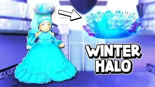 I Got The Christmas Winter HALO In Royale High!! *OMG* (Royale High Roleplay)