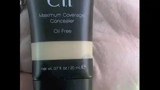Демонстрация и обзор тонального крема &mdash; E.L.F. Maximum Coverage Concealer