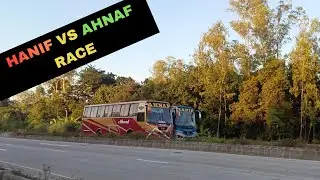 Bus overtake Video | Bus Race In Bangladesh | Hanif Bus Race