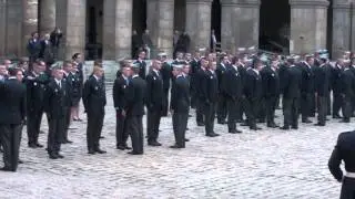 Remise des calots aux Invalides   01 Préparation
