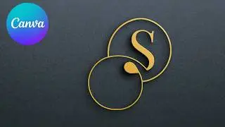 Create an Elegant S Logo with Canva & Photopea