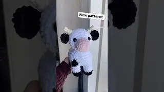 New cow pattern released on my website!🥰 #crochet #amigurumi