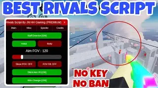 Rivals Script - NO KEY | Silent Aim, Skin Changer, Auto Win Farm (NEW), Wall Bang, Ragebot & More! 🔥