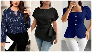 Nuevas blusas azules que te van a encantar