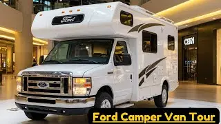 $54K Ford E-Series Camper Van Motorhome Tour | Rugged 4x4 Van Life Setup with Luxury Interior!