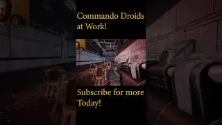 Commando Droids at Work! #shorts #galacticcontention #starwars