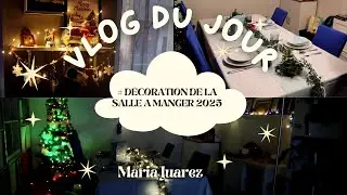 Décoration de la salle à manger Noël 2025