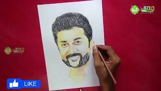 Surya Sketch | simple drawing Surya \ Art by Lenin babu