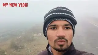 I walked at the road in morning winter ||S.T_vlogs||❄️🥶
