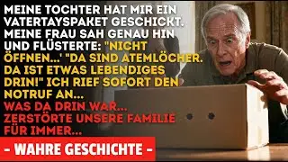 Meine Tochter schickte mir ein Vatertagsgeschenk. Frau: „Nicht öffnen!“ Polizei kam nach 10 Min