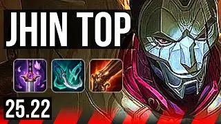 JHIN vs LEE SIN (TOP) | 15/3/10 | EUW Master | 25.22