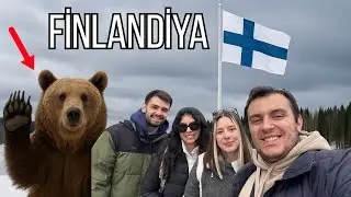 BUZLU GÖLDE DONDUK! | Finlandiya Vlog