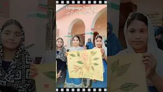 Language Tree Art Activity #school #education #koshishacademy