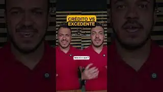Excedente de Energia Solar VS Cr&eacute;dito de Energia Solar