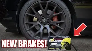 NEW FRONT BRAKES AND TIRES FOR MY SRT8