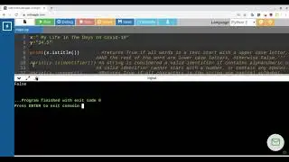Python: String Boolean Methods for data validation