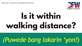 English to Tagalog Phrases You Can Use Everyday | OFW English Lessons
