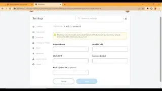 How to add a networks in metamask wallet | Metamask